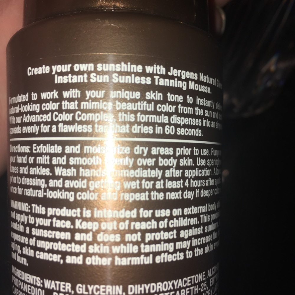 Jergens natural sunless tanning mousse - Picture 2 of 2
